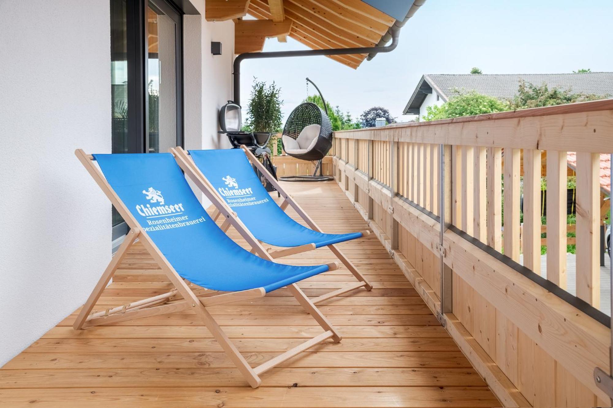 Fenjoy: Ferienapartment In Neubau / Balkon / Bbq Bernau am Chiemsee Kültér fotó